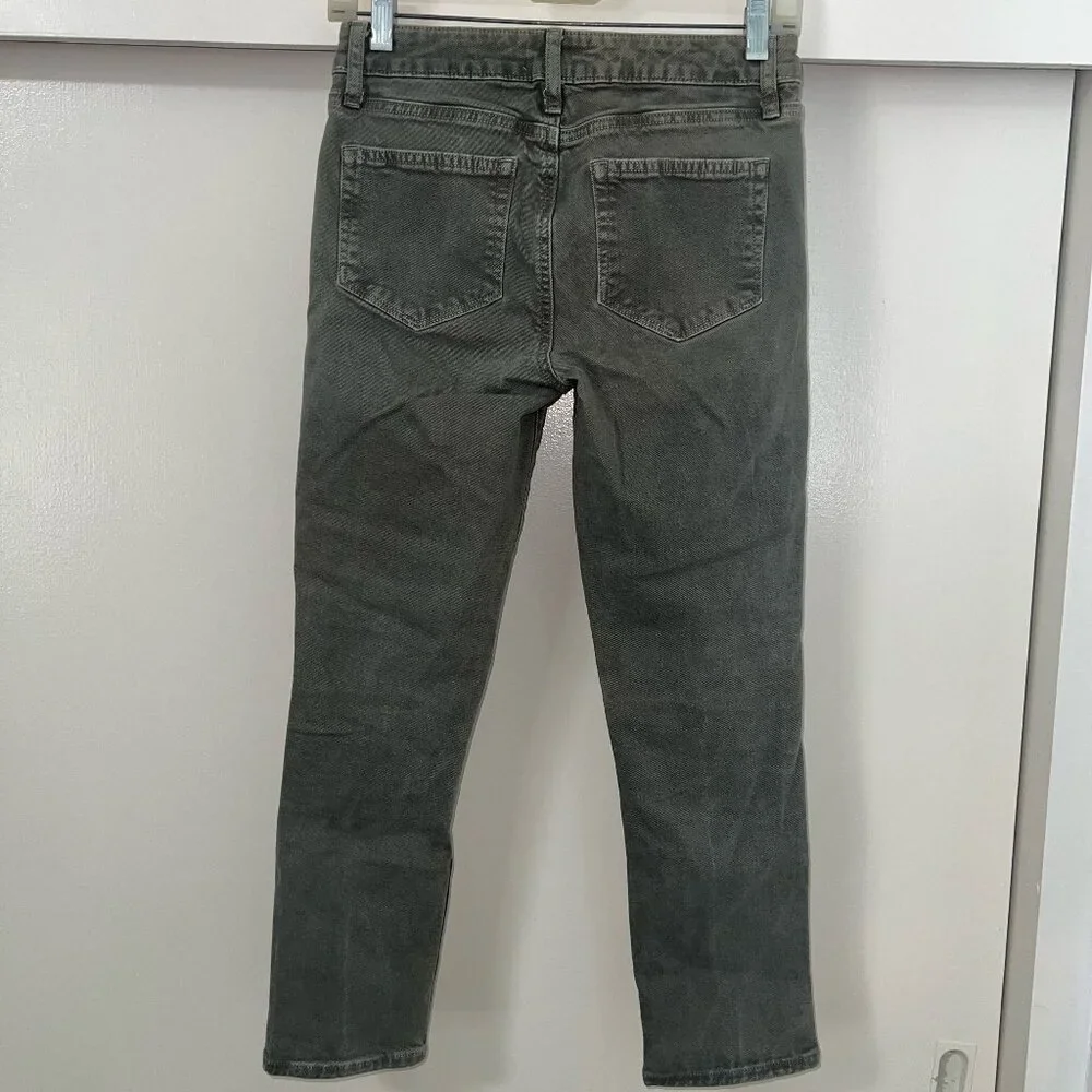 Paige Olive Grey Jeans - Picture 3 of 6